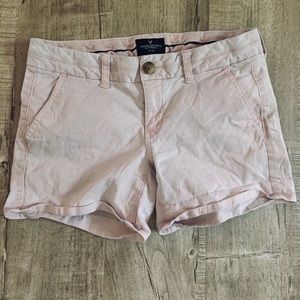 American Eagle Midi Size 4 Cotton shorts pink AE